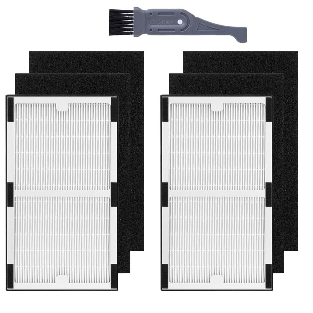 Idylis Air Purifier Filters C,2 HEPA Filters&4 Carbon Filters Set with Idylis...