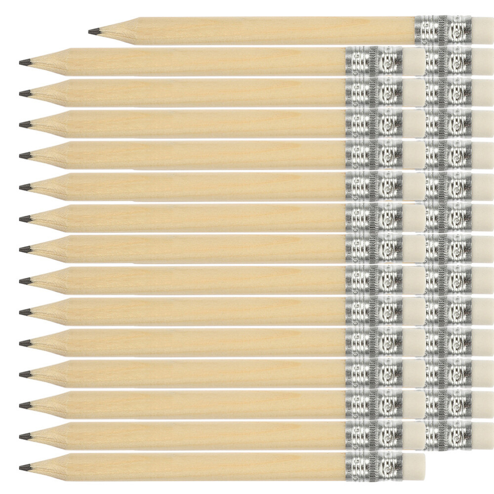 40pcs Golf Pencils with Erasers Pencils Short Pencils for Writing Office Home