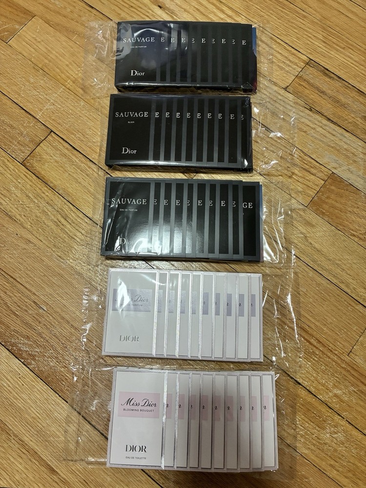 Fragrance Sample Lot Sauvage Edp Sauvage Elixir Miss Dior Edp Blooming