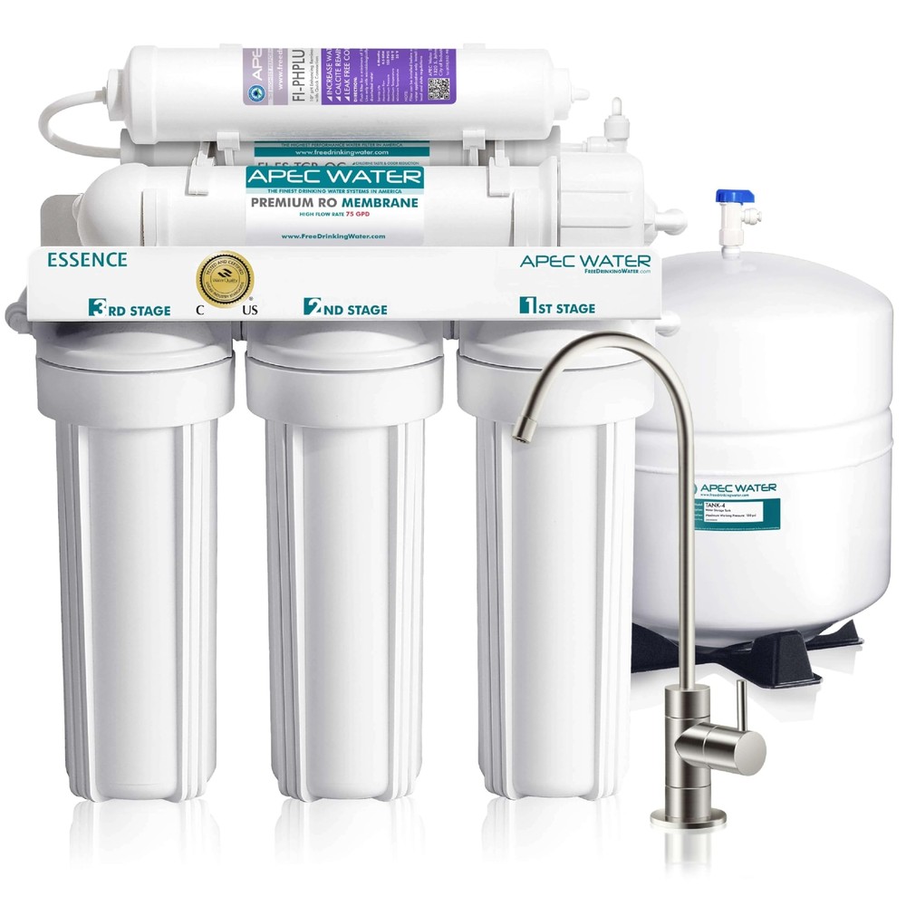 Systems ROES-PH75 Essence Series Top Tier Alkaline Mineral pH+ 75 GPD 6-Stage...