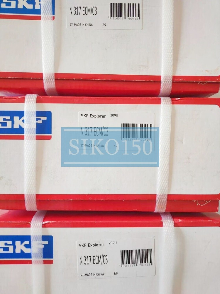 1PC N 317 ECM/C3 single row cylindrical roller bearing #SK