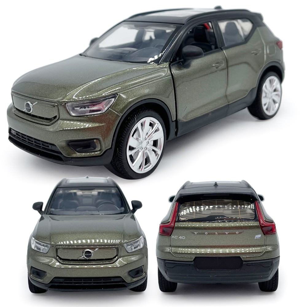 1:32 Volvo XC40 Diecast Toy Car with Opening Doors, Lights, Sound – Green Gift for Boys  