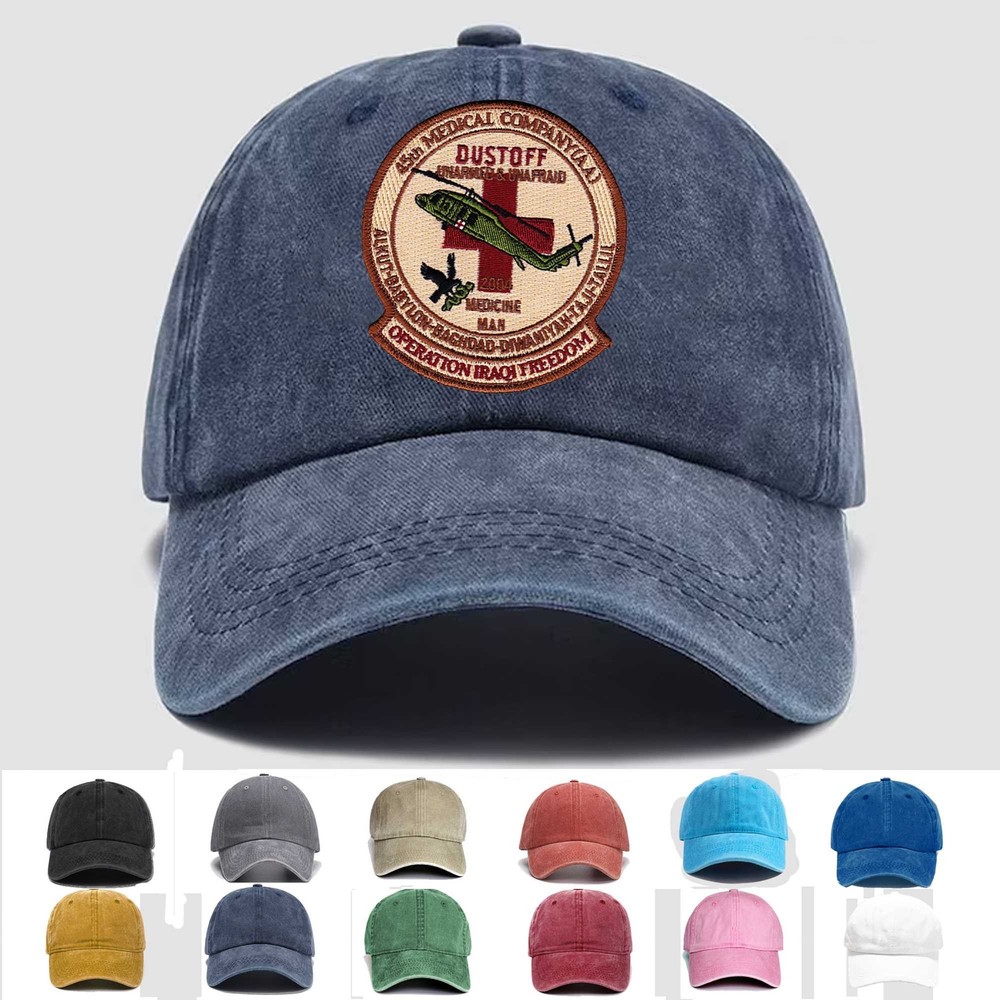 Custom Embroidered Hat 45th Aviation Medical Company, Veteran Cap, Trucker Hat