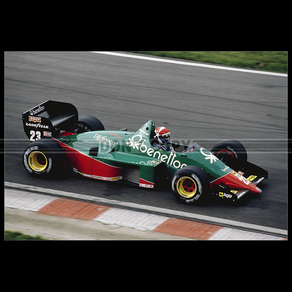 Photo A.011808 ALFA ROMEO 184TB EDDIE CHEEVER GRAND PRIX F1 1985 SPA