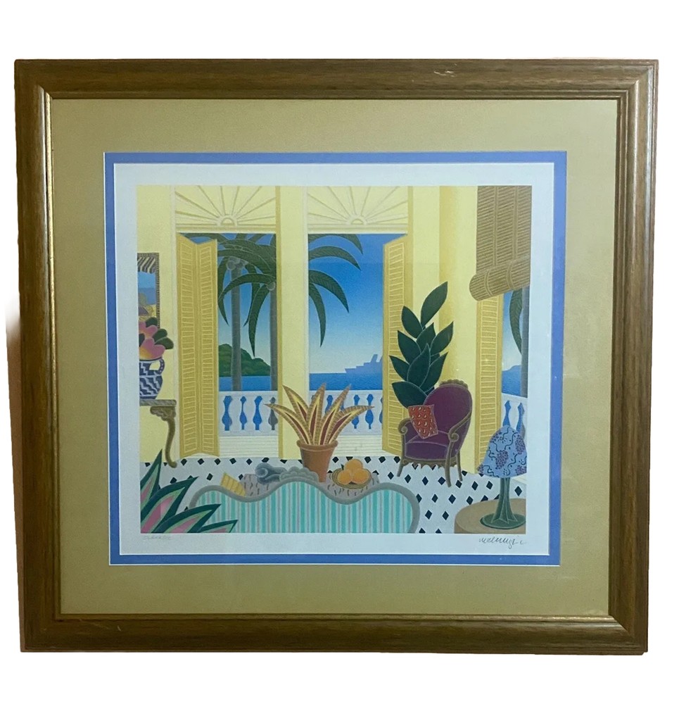 Original Thomas McKnight Serigraph “Nassau” Limited Edition. CLXXX/CC (180/200)