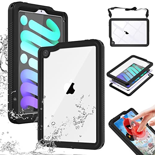 Case for iPad Mini 7 (2024) Shockproof with Kickstand and Lanyard 8.3
