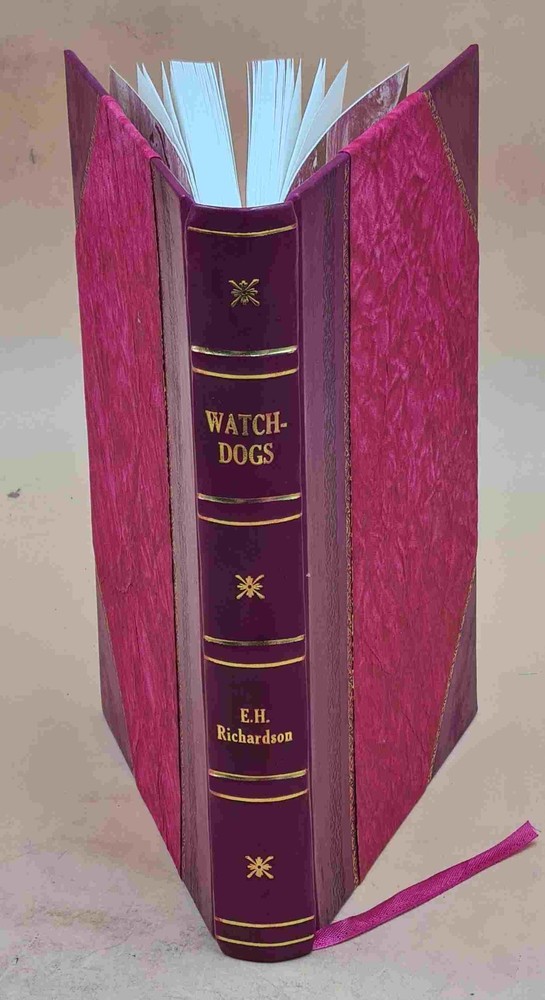 Vintage Leather Bound Watch-Dogs Training and Management by E.H. Richardson