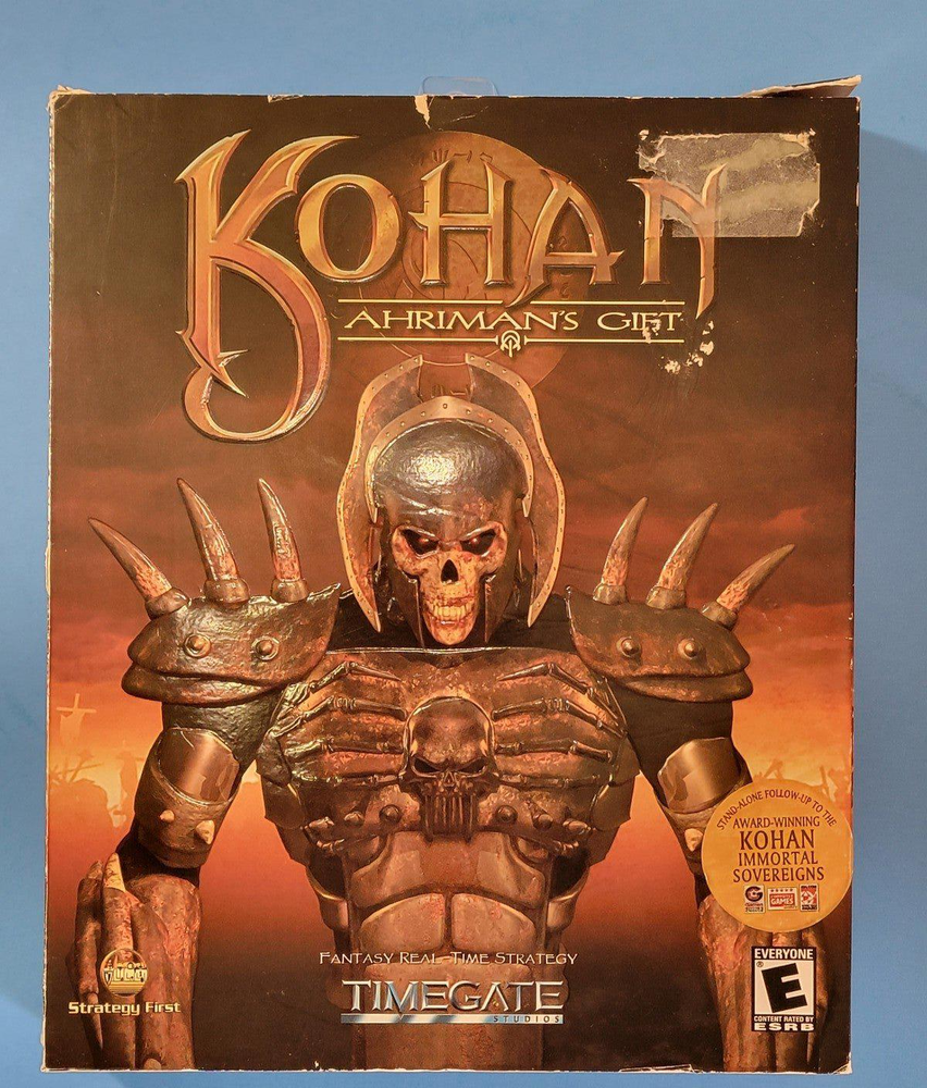 Kohan Ahriman's Gift Vintage Big Box PC RTS Real Time Strategy Game