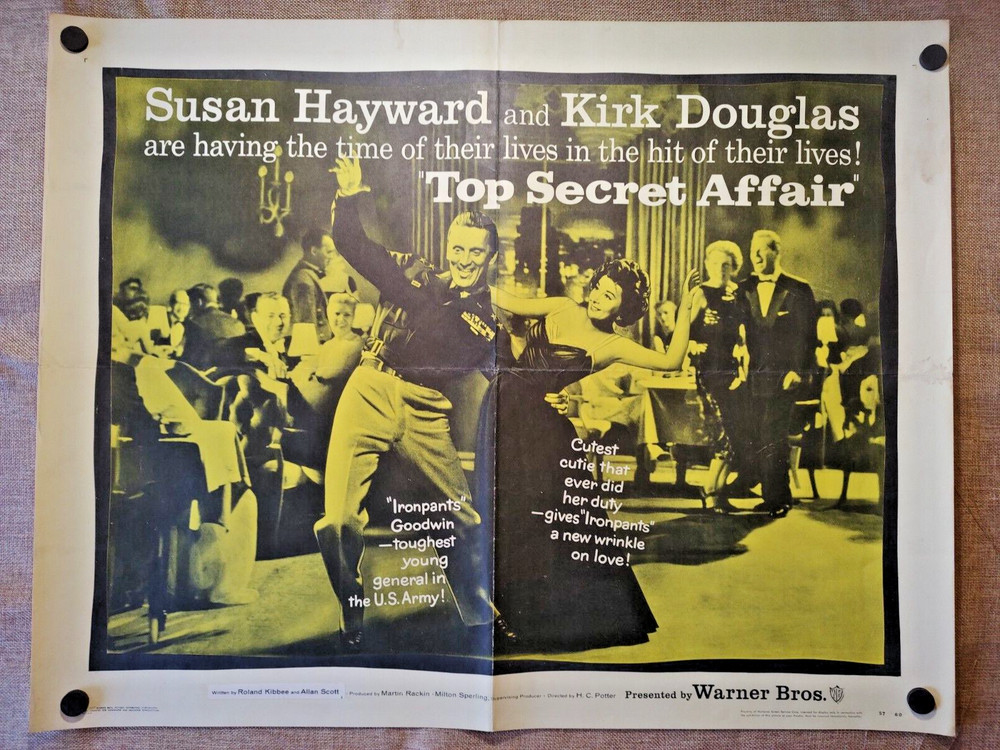 Top Secret Affair (1957) Vintage Theatrical Movie Poster 1/2sheet 22