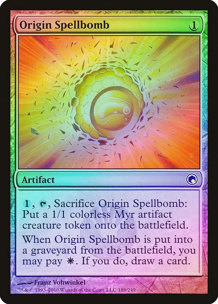 Origin Spellbomb FOIL Scars of Mirrodin PLD Artifact Common MTG CARD ABUGames
