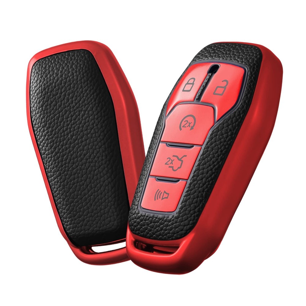 ELOHEI Soft TPU Car Key Fob Case Cover for Ford F150 Explorer 2013-2017 Fusio...