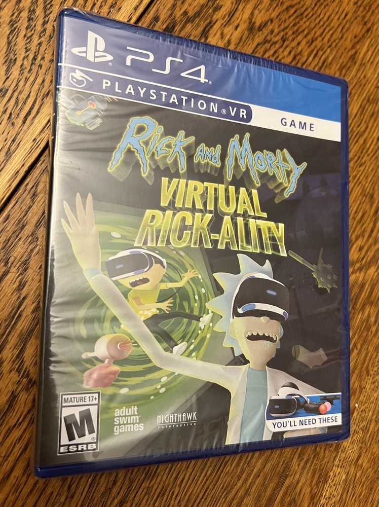 Rick and Morty Virtual Rick-ality VR Game for PS4 PlayStation 4 Brand New 2018-image