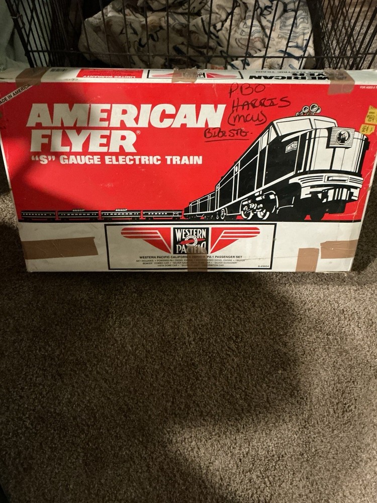 S Gauge American Flyer All Aboard Complete Train Set