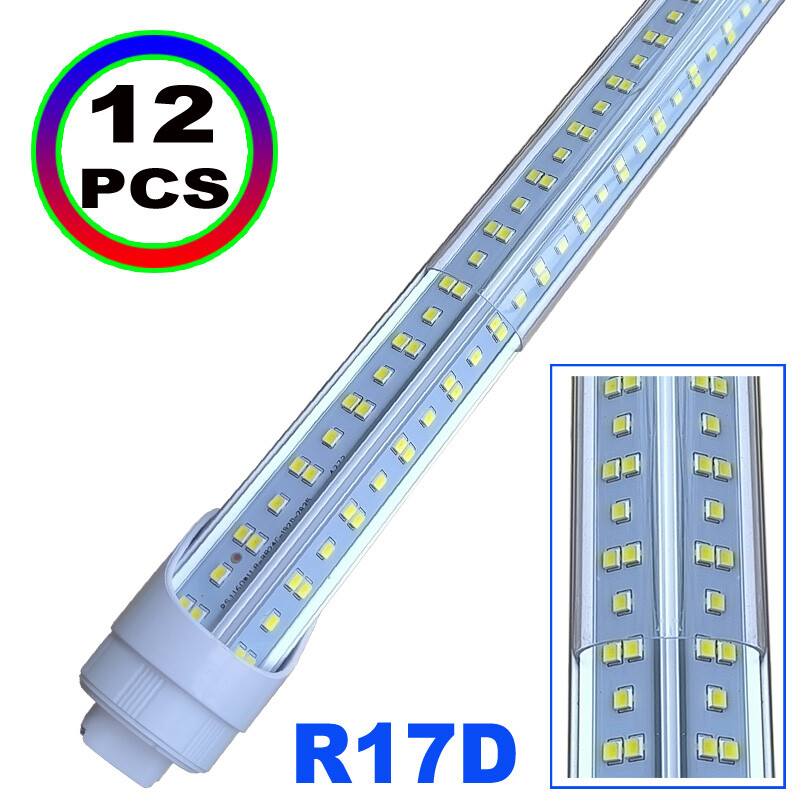 12Pack T8 R17D HO 8Ft Led Tube Light Bulbs 144W Rotatable Led Shop Light 6500K