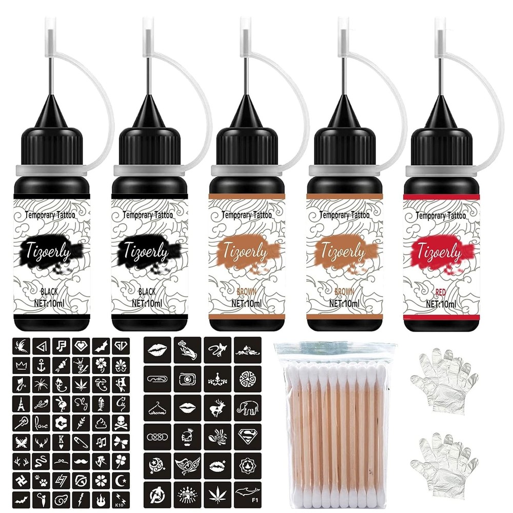 Temporary Tattoos Kits, wumawu Semi Permanent Tattoos, DIY Fake Freckles Tempora