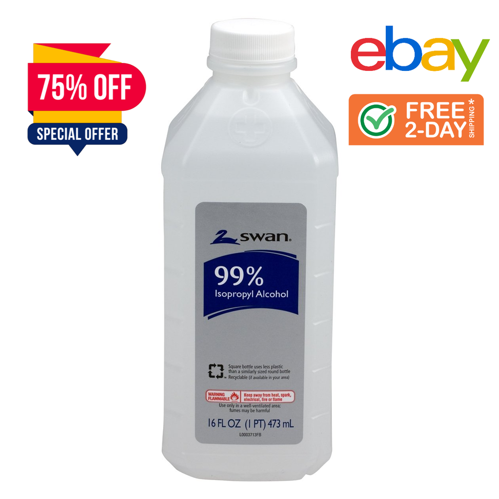 Isopropyl Alcohol, 99%, Pint, 16 OZ 1 Pack