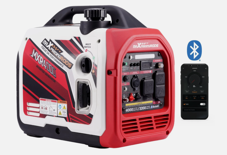 4000 Quiet Generator Inverter Portable For Home Camping Ev-charging W Bluetooth.