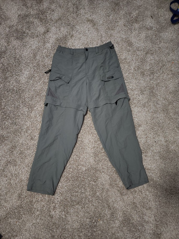 Magellan Pants L  Convertible Zip-Off Outdoors Fish Gear Water Repel