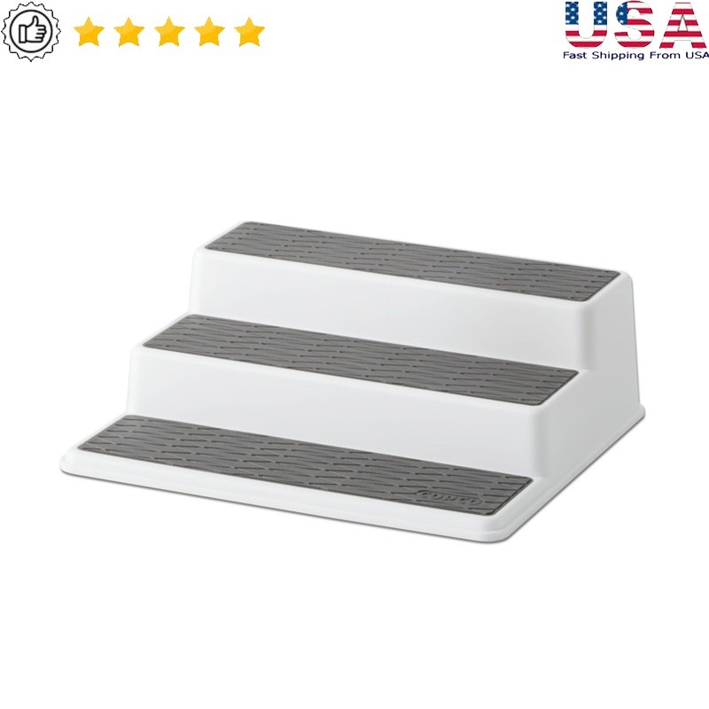 3-Tier Non-Slip Spice Rack for Kitchen Pantry Cabinet Storage  