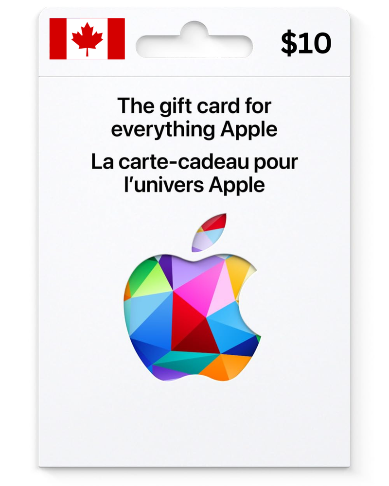 iTunes Canada $10 Gift Card Email Delivery No Shipping