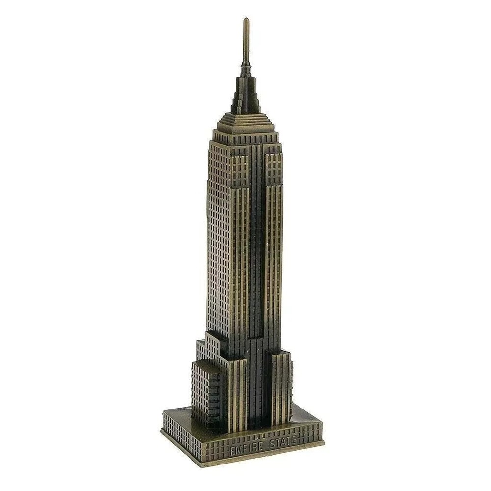 Souvenir Empire State Building Metal Statue Figurine Decorative Showpiece Gift