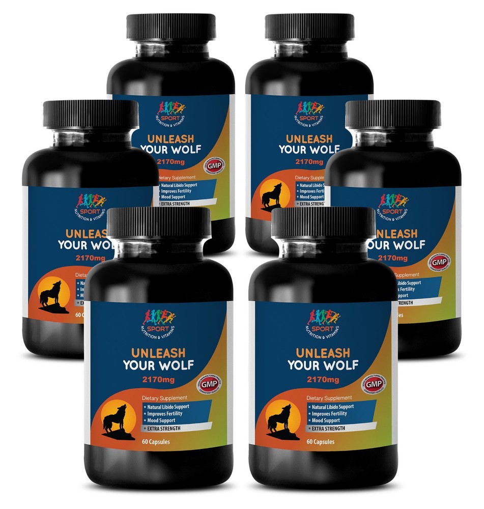 Supercharge Your Libido with MACA Tongkat Ginseng Wolf Formula 6-Pack  
