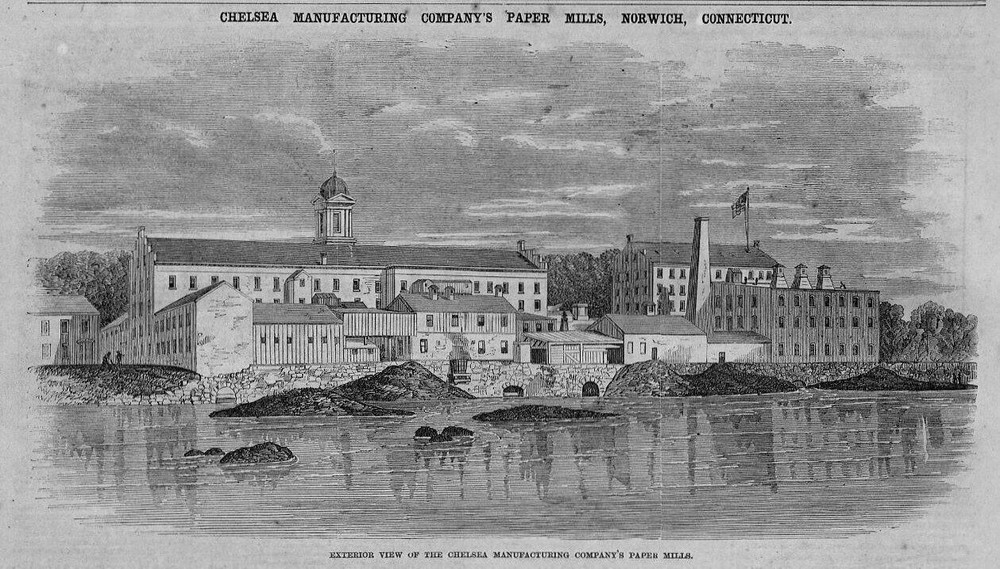 CHELSEA MANUFACTURING COMPANY PAPER MILLS RAG PICKING SORTING CUTTING NORWICH