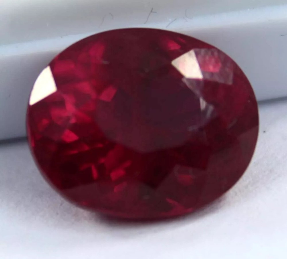 10 Ct Natural CERTIFIED Ruby Red Oval Cut Rare Loose Gemstone