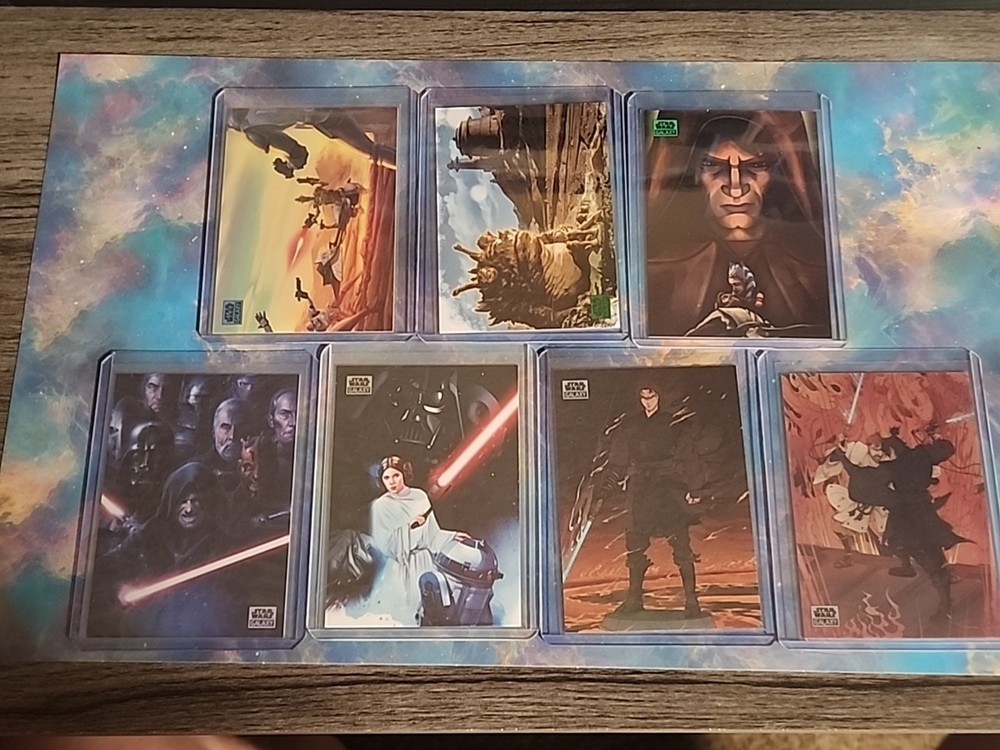 Star Wars Galaxy #'d And Refractor Lot. Read Decription