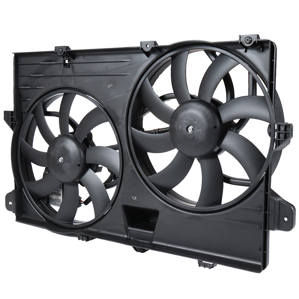 PICKOOR Radiator Condenser Cooling Fan Assembly For 2011-2014 Ford Edge