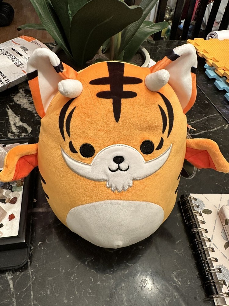 Squishmallows 8-Inch Winged Tiger Plush with Adopt Me Virtual Code-image