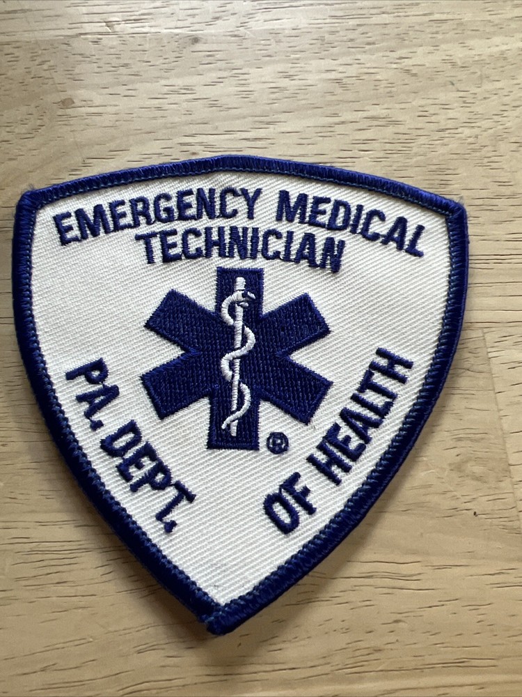 Patch Emergency Medical Technician Pennsylvania Dept Of Health Sew On Brand New