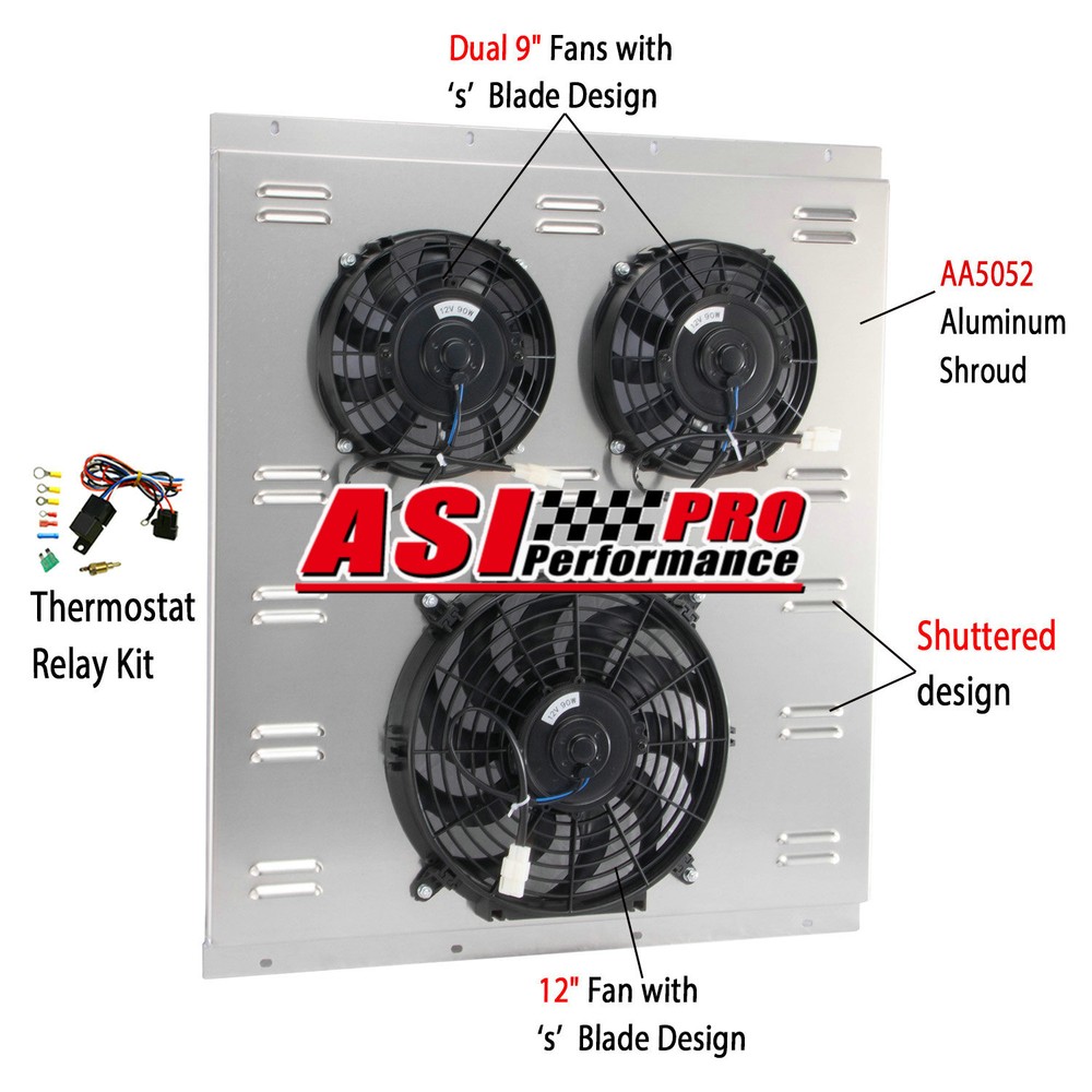 Aluminum Shroud Fan Relay For 1992-2001 AM General Hummer 2002-2004 Hummer H1