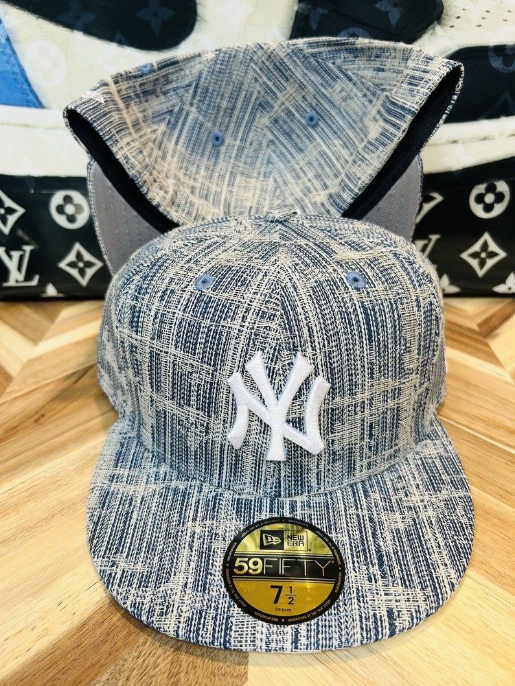 New Era Myfitteds Distressed Denim New York Yankees Fitted 7 1/2