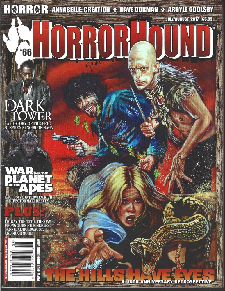 Horror Hound Magazine #66 (Vg) The Dark Tower, War For The Planet Of The Apes