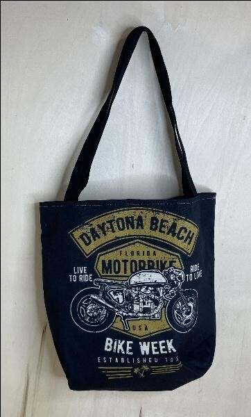 Daytona Beach Florida Motorbike Week Hand Bag Color Black