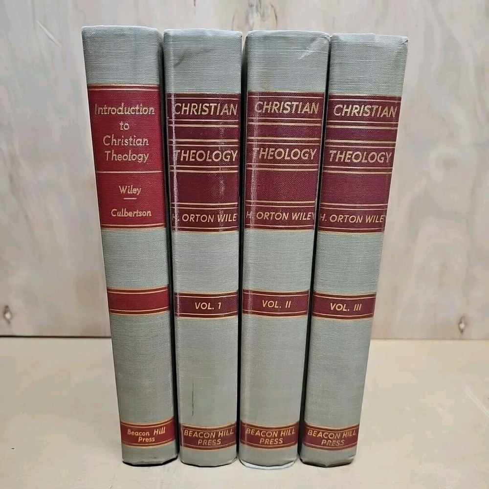 H Orton Wiley Christian Theology Beacon Hill Vol 1-3 with Introduction Very Good Condition