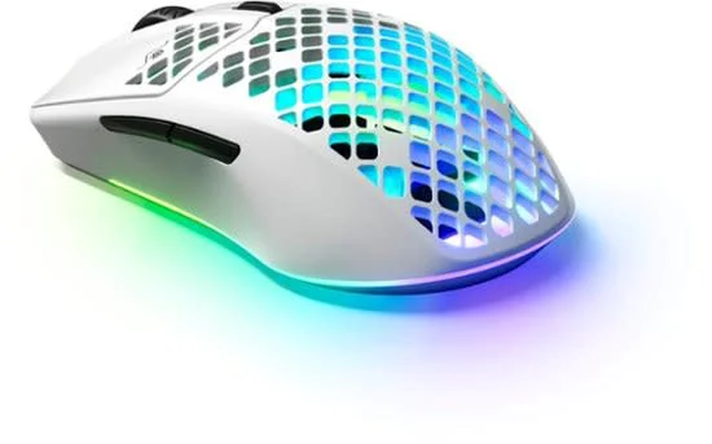 SteelSeries Aerox 3 2022 Edition Wireless Optical Gaming Mouse wight Ultra Light