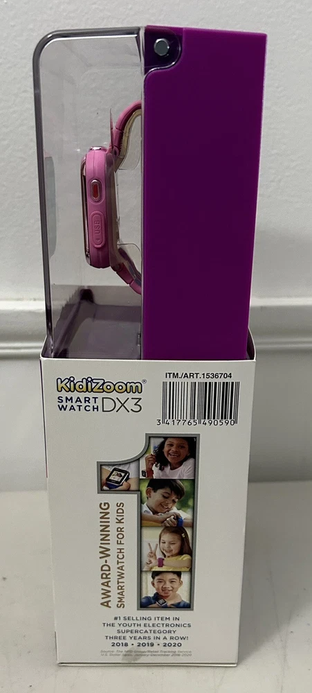 Vtech Kidizoom Smart Watch DX3 Smartwatch for Kids. Touch Screen, Pink.