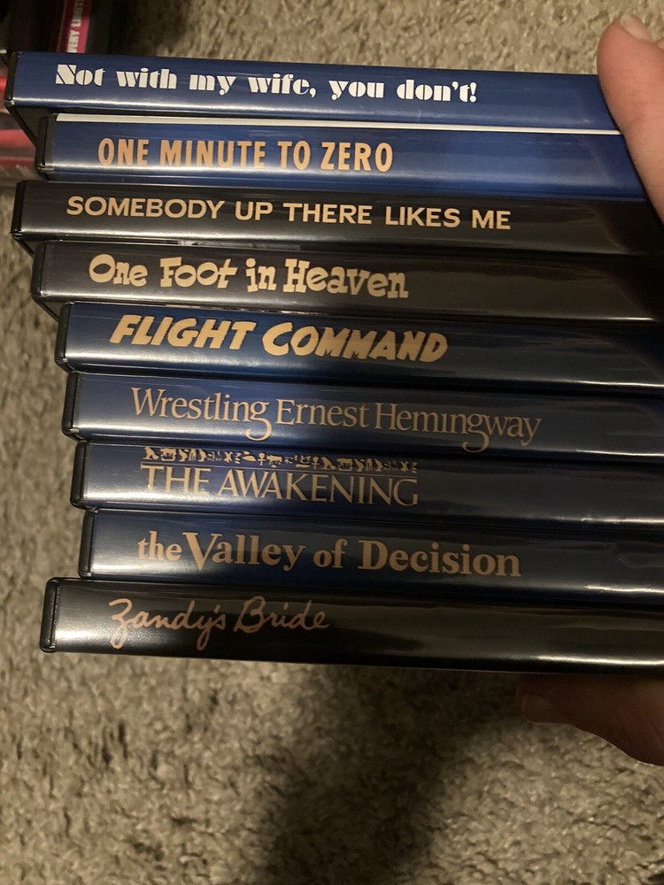 Lot Of 9 VG Warner Archive Collection DVD'S: Read Description