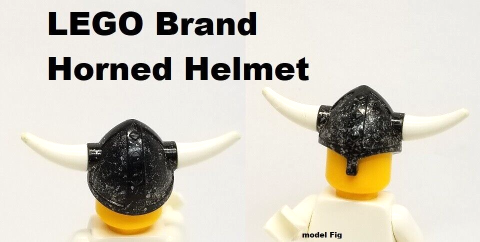 LEGO Minifigure Viking Helmet Long Horns OPERA Headgear Pirate Battle Hat