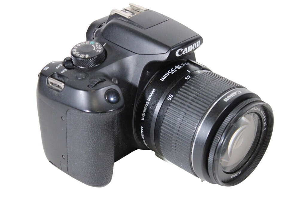 Canon EOS Rebel T6 DSLR Camera & 18-55mm Lens - Black