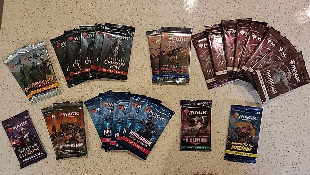 MTG DRAFT PACK COLLECTION - x27 SEALED DRAFT BOOSTERS