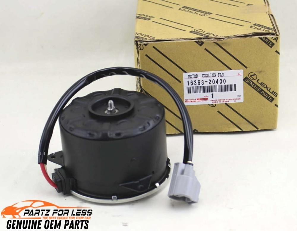 16363-20400 TOYOTA GENUINE MOTOR, COOLING FAN 1636320400 NEW OEM