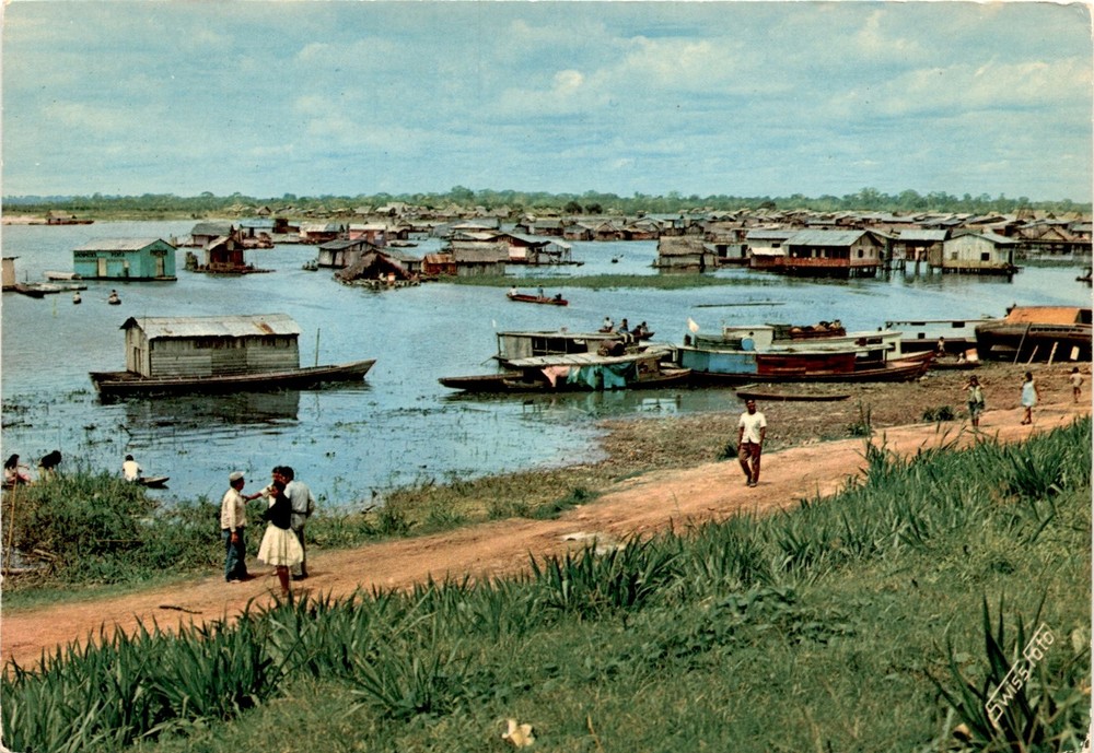 Swiss foto, PUCALLPA, Perú, Ucayali River, Peru, Postcard