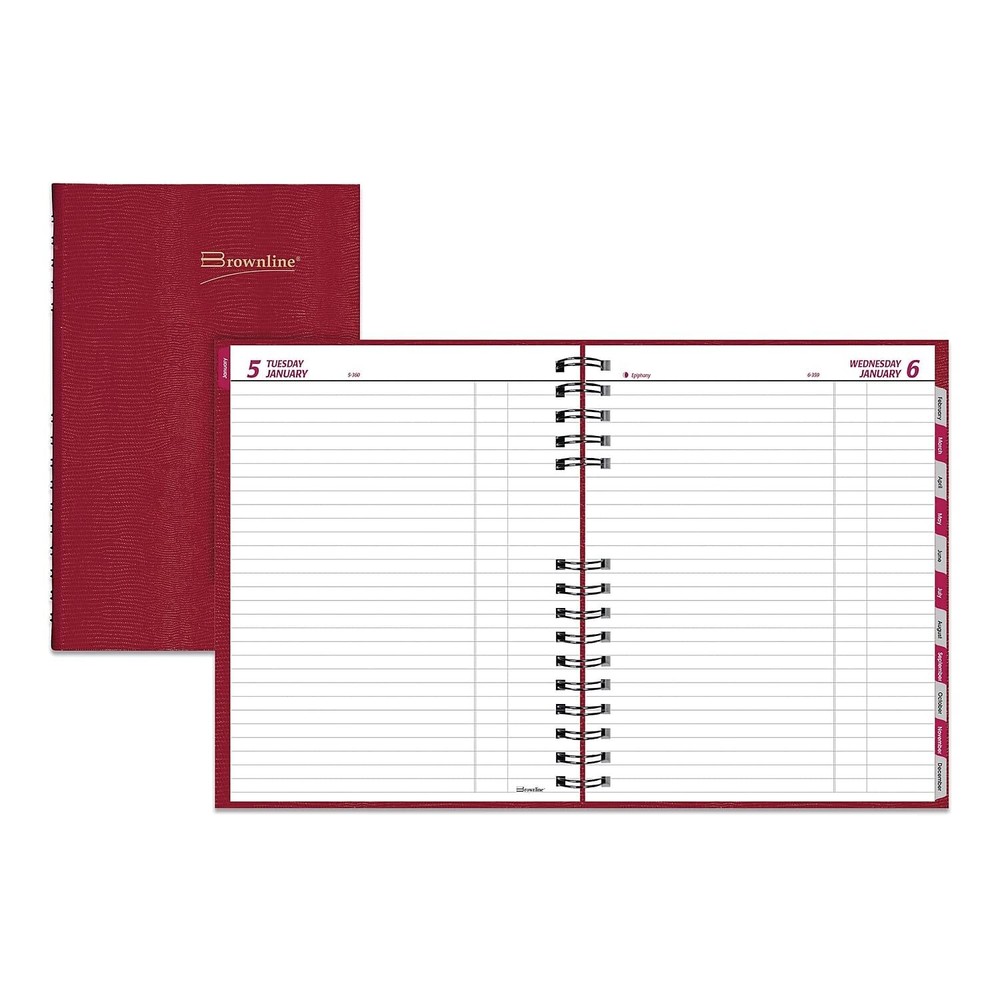 2024 CoilPro Daily Planner, Untimed Journal, 12 Months, January to ...