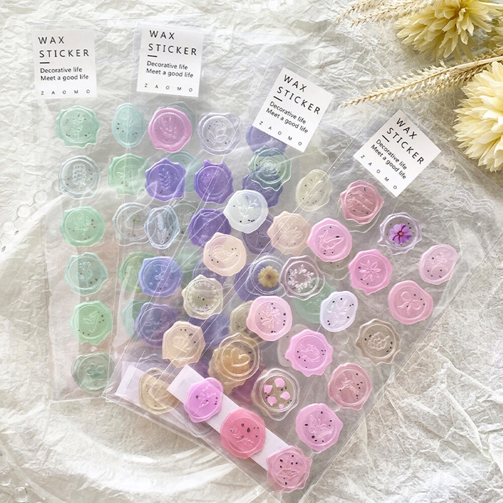 Adhesive Seal Sticker DIY Material Sealing Hand Account Decoration Seals Sticker