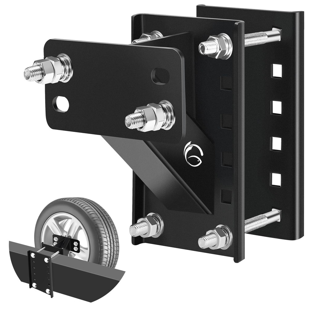 Heavy Duty Spare Tire Carrier Bracket for Boat Trailer Mount