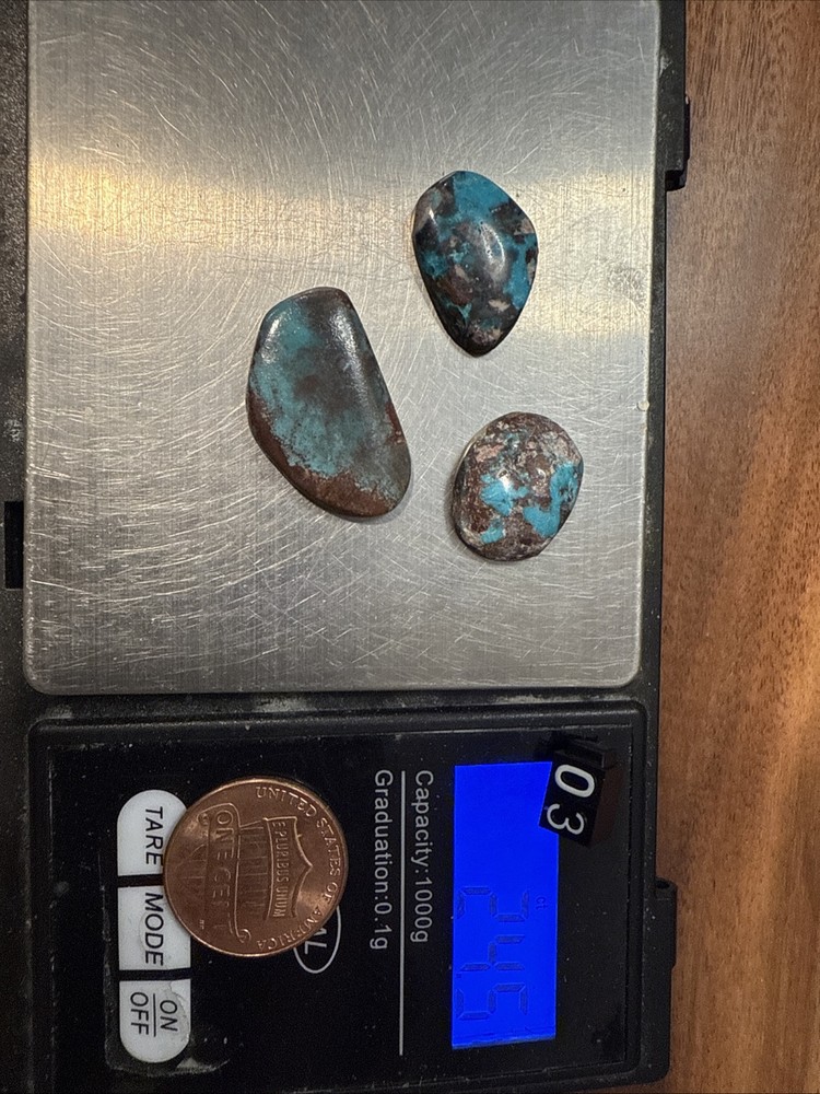 Bisbee Turquoise Cabochon Lot