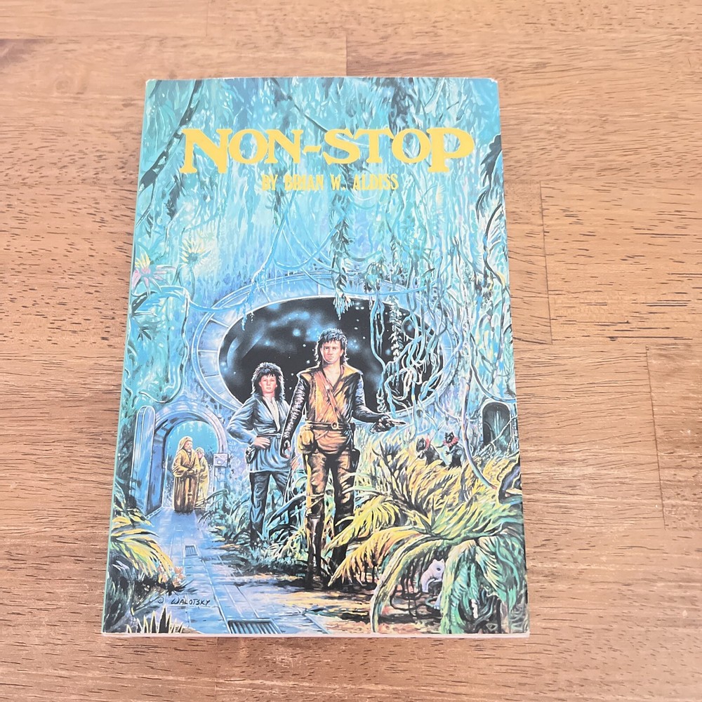 Non-Stop by Brian W. Aldiss (1989, Hardcover w/dust jacket) Book Club Edition